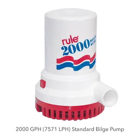 Rule 2000 Pump 24V – Boat Pump & Plumbing Part