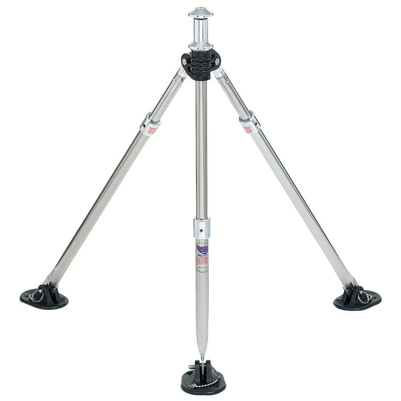 Attwood 96008 Swivl-Eze Adjustable Height Stainless Steel Ski Pylon - 28" to 33" - 96008