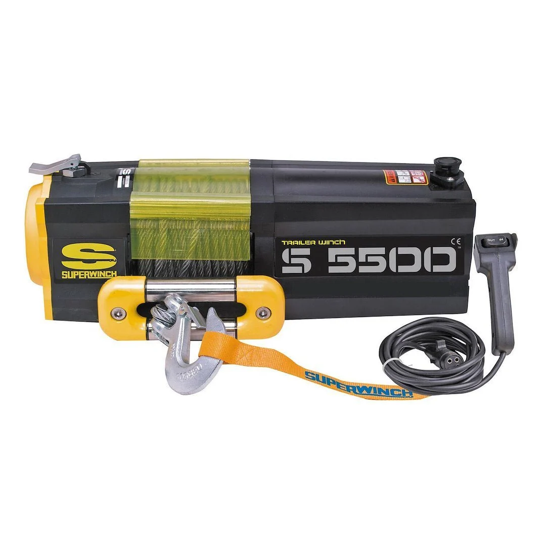 Superwinch S5500- Winch W/Steel Rope – Marine Boat Replacement Part