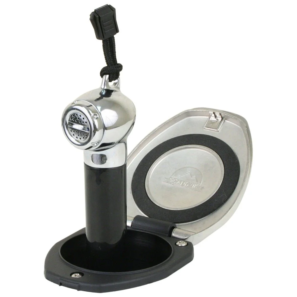 Scandvik Black & SS Recessed Transom Shower Handle/Hose - Vertical/Horizontal Mount - 6' Hose – Boat Pump & Plumbing Part