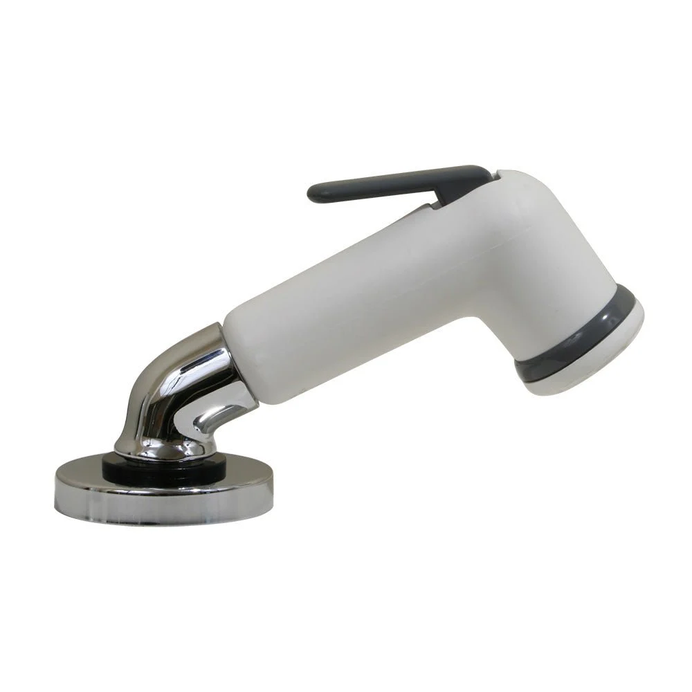 Scandvik Elbow Sprayer - Handle Pull Out - White w/6' Hose – Boat Pump & Plumbing Part