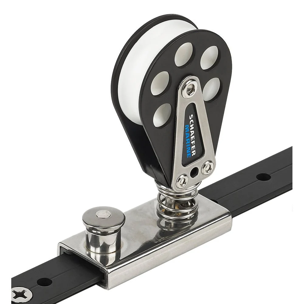 Schaefer Marine Schaefer Spring Loaded/Lined Slide/Aluminum f/1" T-Track