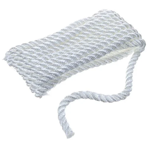 Seachoice 3-Strand Twisted Nylon Dock Line - White