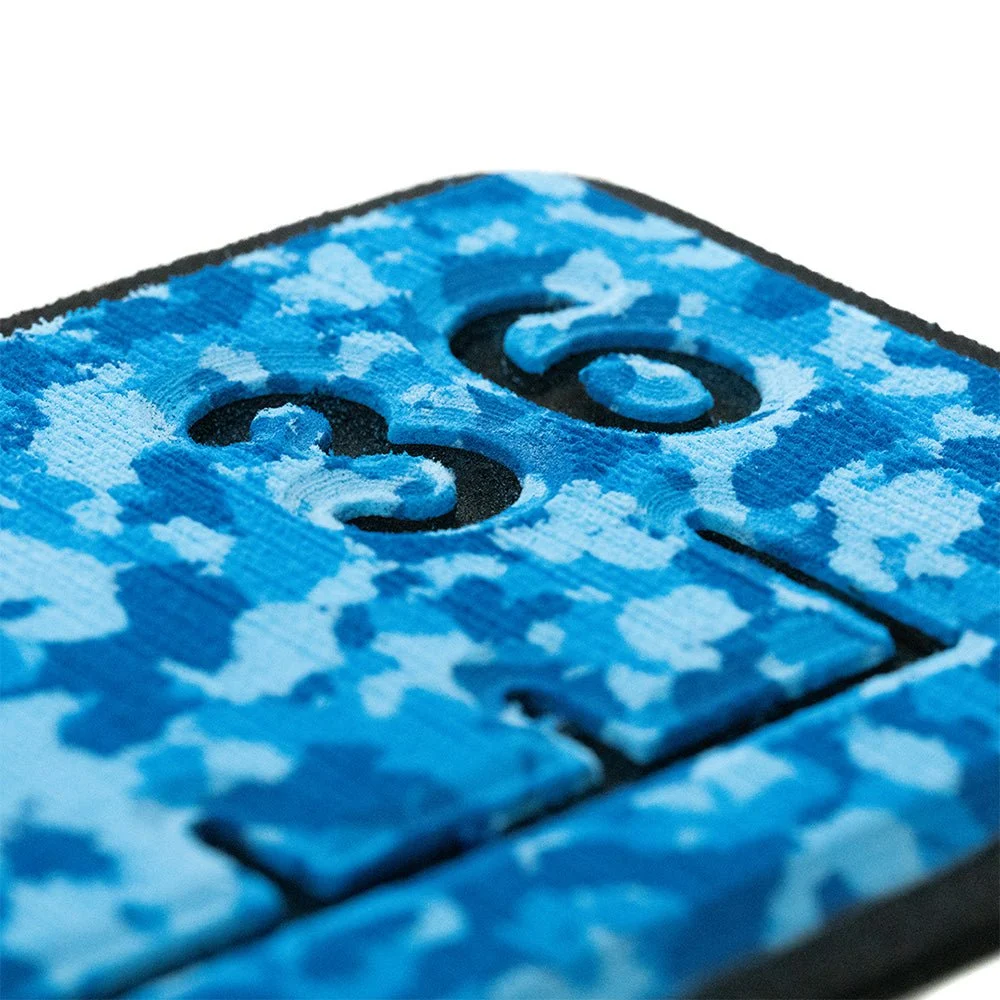 SeaDek 36” Routed Ruler - 6mm - Brushed Texture - Aqua Camo/Black – Marine Boat Replacement Part