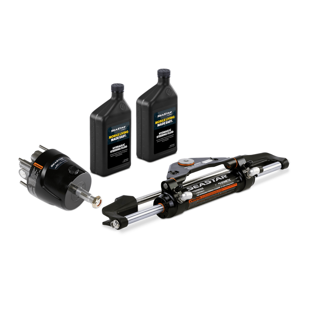 Seastar 600 hp Outboard Hydraulic Steering Kit W/O