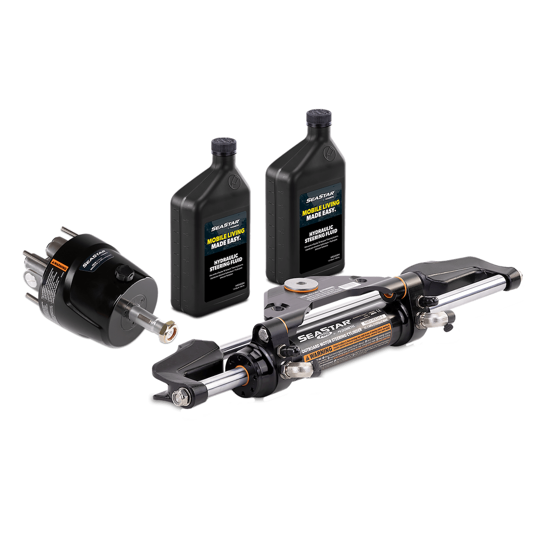 Seastar 300 hp Outboard Pro Hydraulic Steering Kit