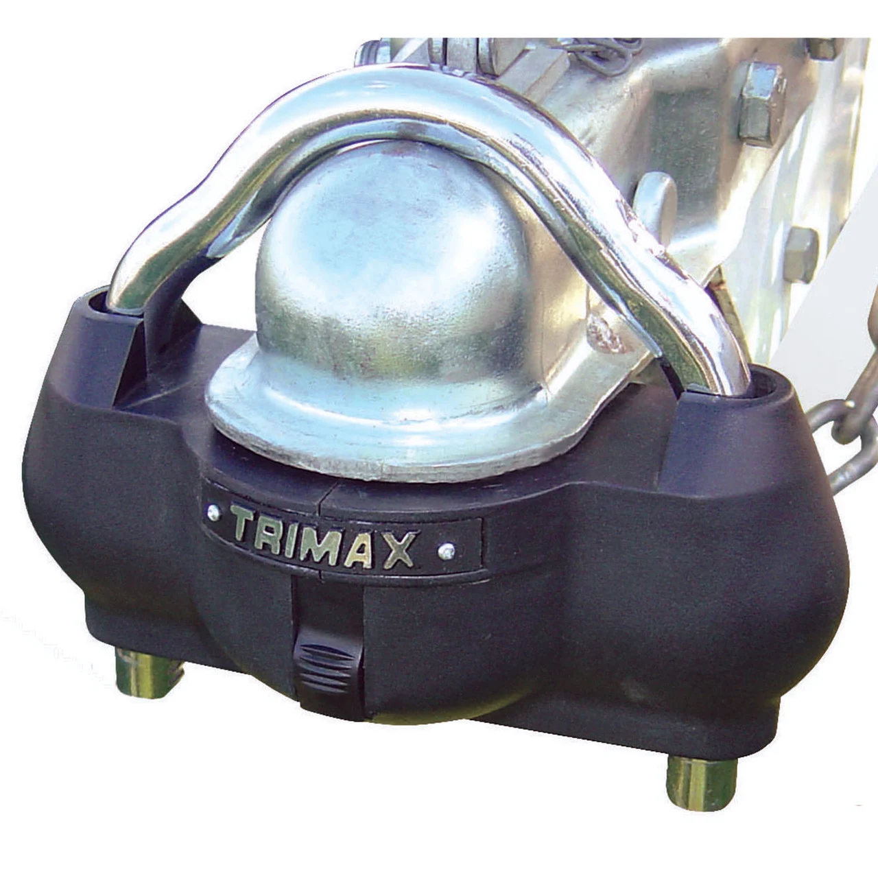 Trimax UMAX100 Premium Universal Unattended Coupler Lock With Shackle - Dual Purpose Steel - UMAX100