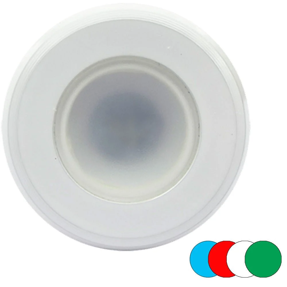 Shadow-Caster LED Lighting Shadow-Caster Full Color Dimmable Shadow Net Enabled White Powder Coat Finish Down Light – Marine Boat Replacement Part