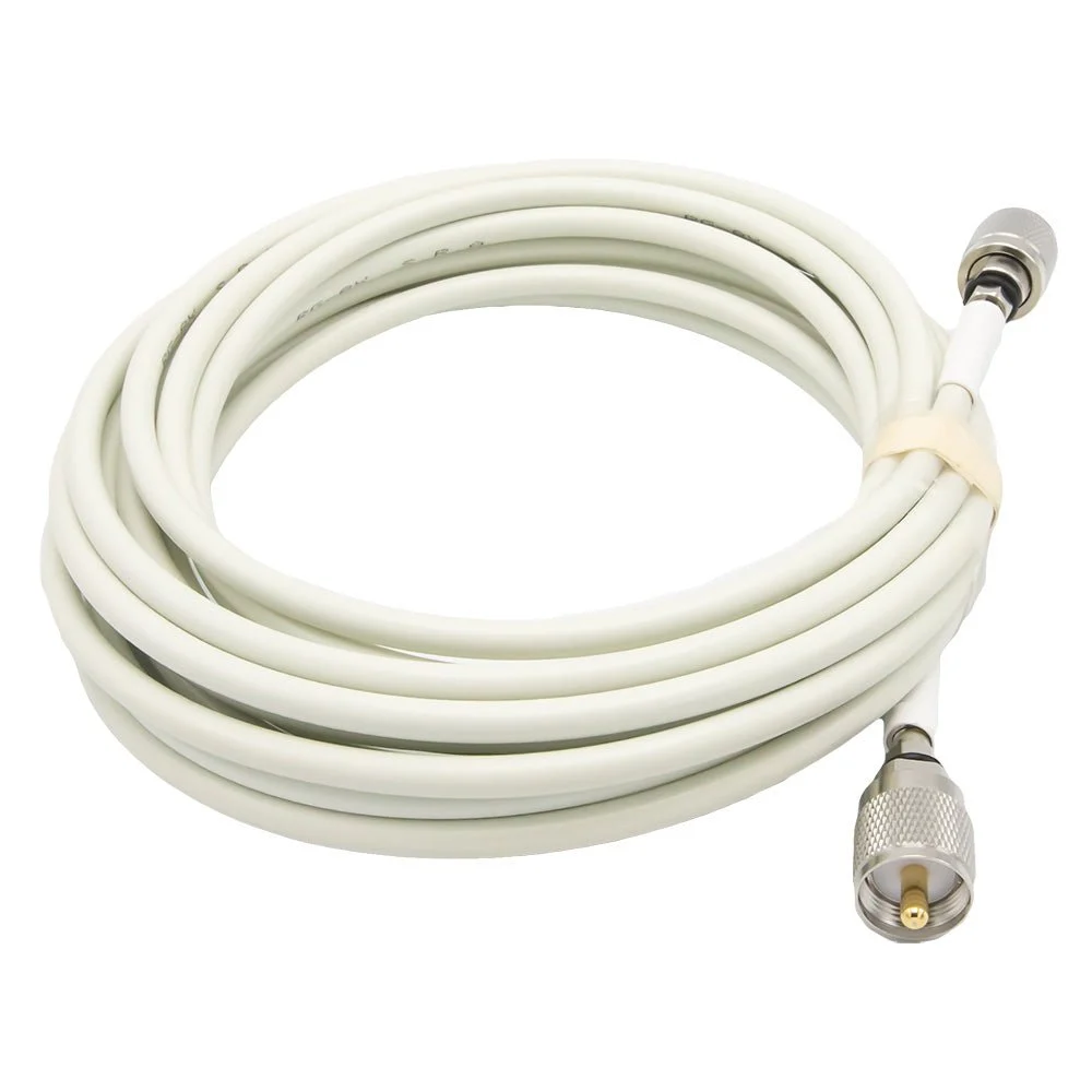 Shakespeare 20' Cable Kit f/Phase III VHF/AIS Antennas - 2 Screw On PL259S & RG-8X Cable w/FME Mini Ends In – Marine Electrical Replacement Part