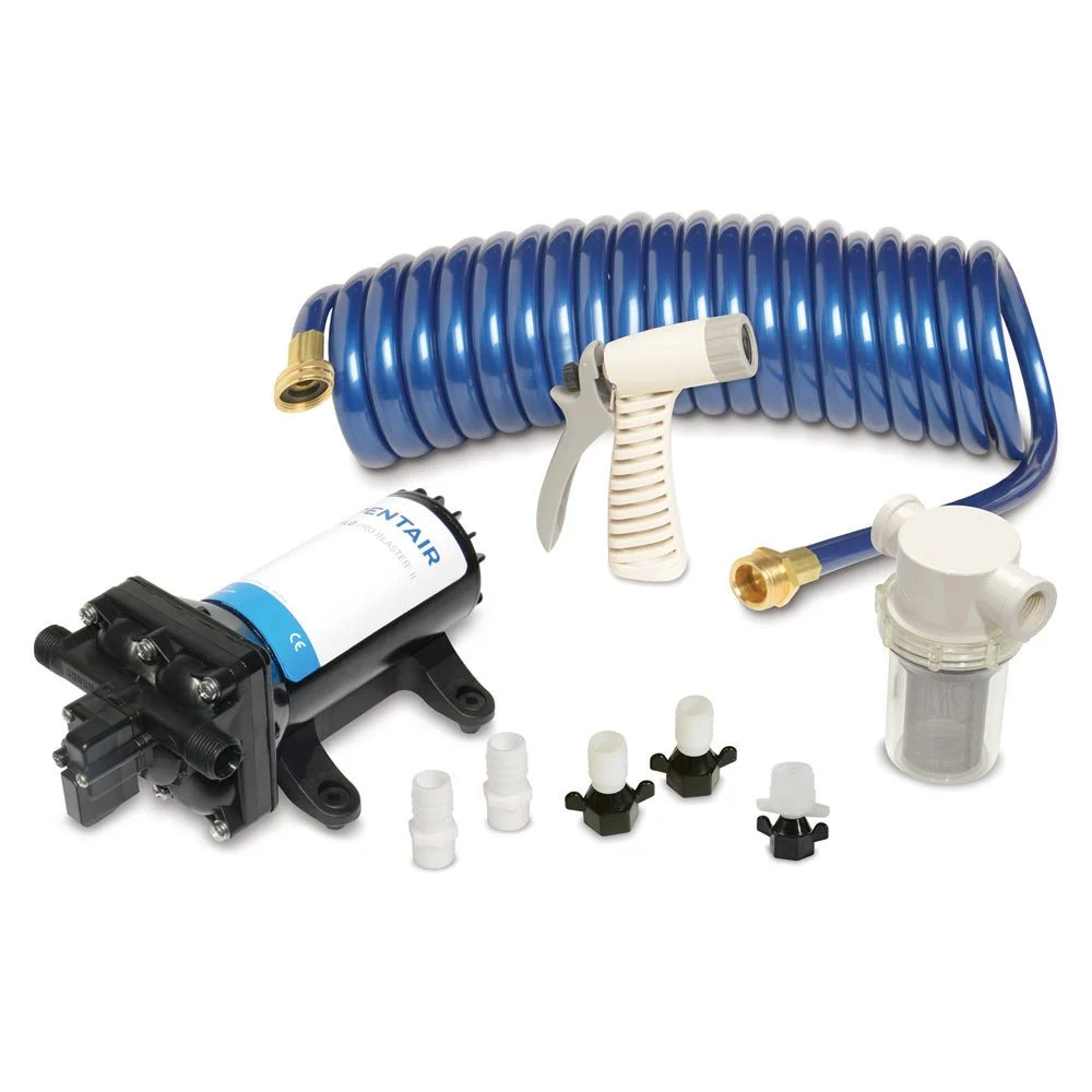 Shurflo by Pentair PRO WASHDOWN KIT™ II Ultimate - 12 VDC - 5.0 GPM - Includes Pump, Fittings, Nozzle, Strainer, 2 – Marine Engine Cooling Replacement