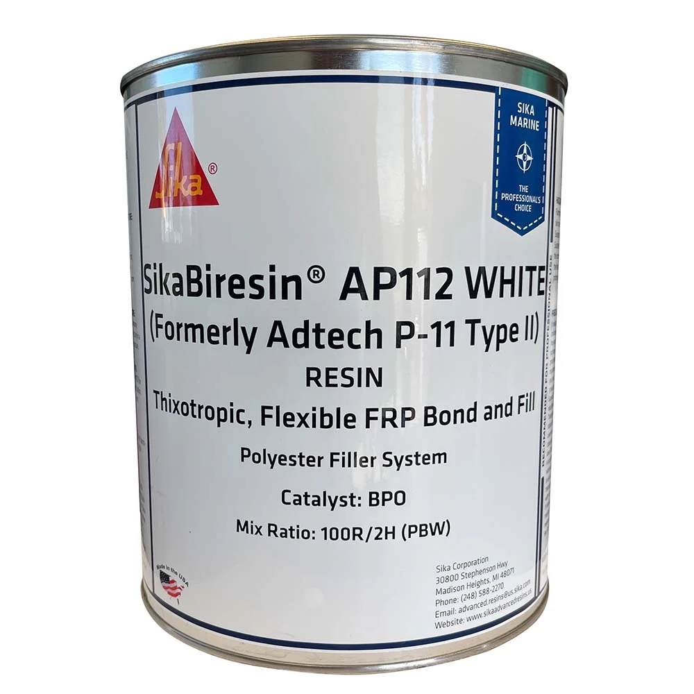 Sika SikaBiresin® AP112 White Gallon BPO Hardener Required – Marine Boat Replacement Part
