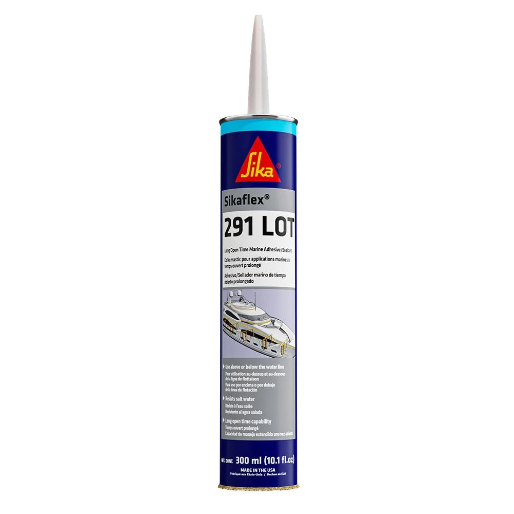Sika Sikaflex® 291 LOT Slow Cure Adhesive & Sealant 10.3oz(300ml) Cartridge - Black – Marine Boat Replacement Part