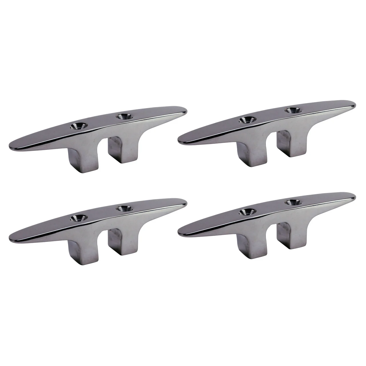 Extreme Max 3006.6759.4 Soft Point Stainless Steel Dock Cleat - 4.5, Value 4-Pack - 3006.6759.4