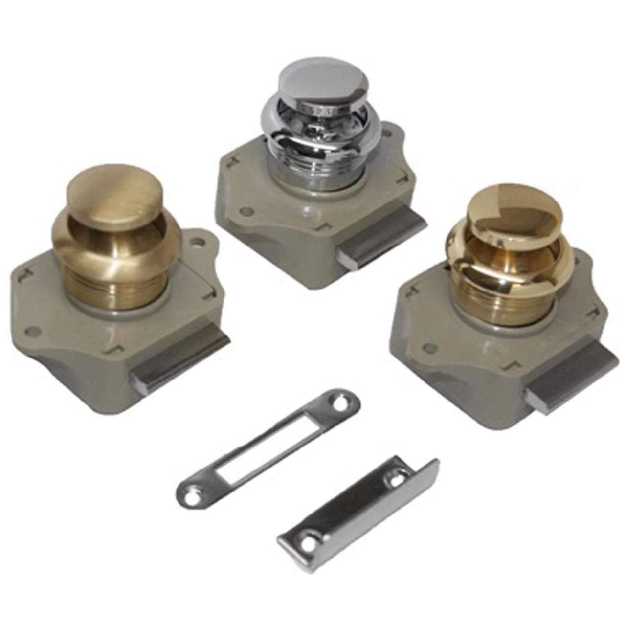 Sea-Dog 224300-1 Push Button Rim Latch - #6 RH - 224300-1