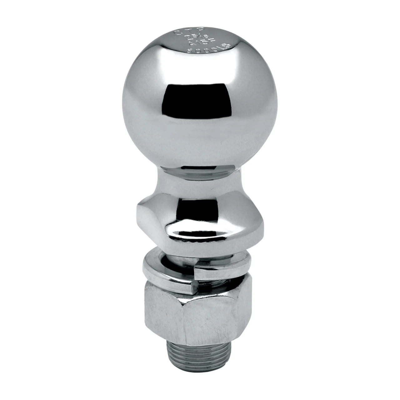 Reese 63847 Class IV Hitch Ball, Chrome - 2-5/16" Ball x 1" x 2-1/8", 7,500 lbs. - 63847