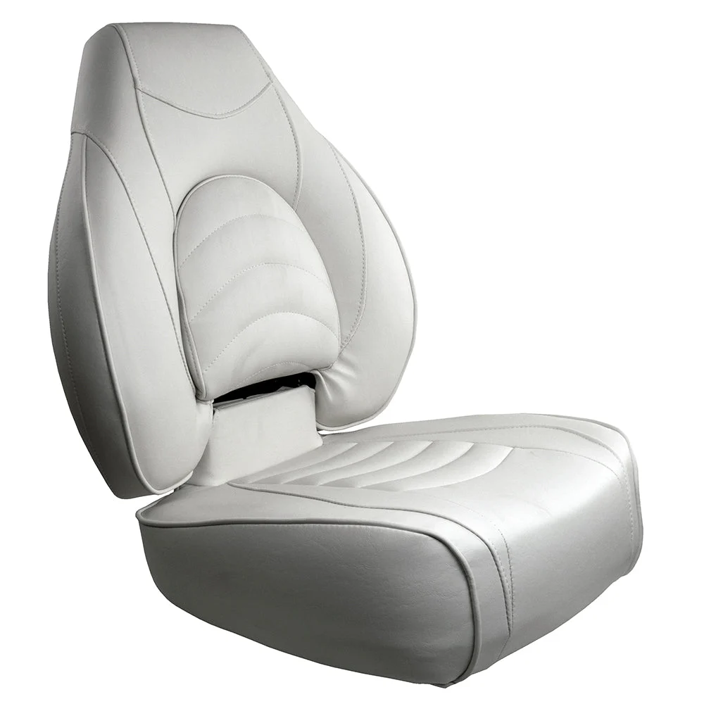 Springfield Marine Springfield Fish Pro High Back Folding Seat - White