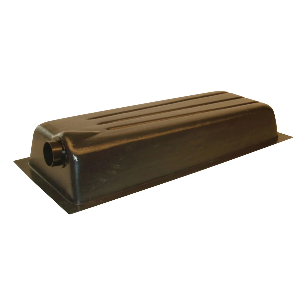 Icon 01602 Holding Tank with Left End Drain HT710ED - 45.5" x 19.25" x 8.5", Tank with 3" Spigot and Sensors Installed - 1602