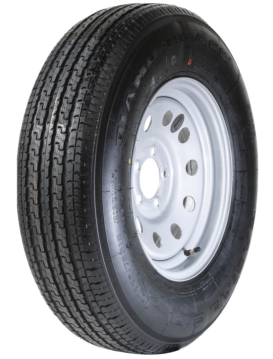 Taskmaster St225/75R15 10 Ply Diamondback On 1 – Marine Boat Replacement Part