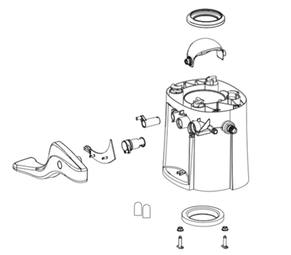 Thetford Style 2 Toilet Base – Marine Boat Replacement Part
