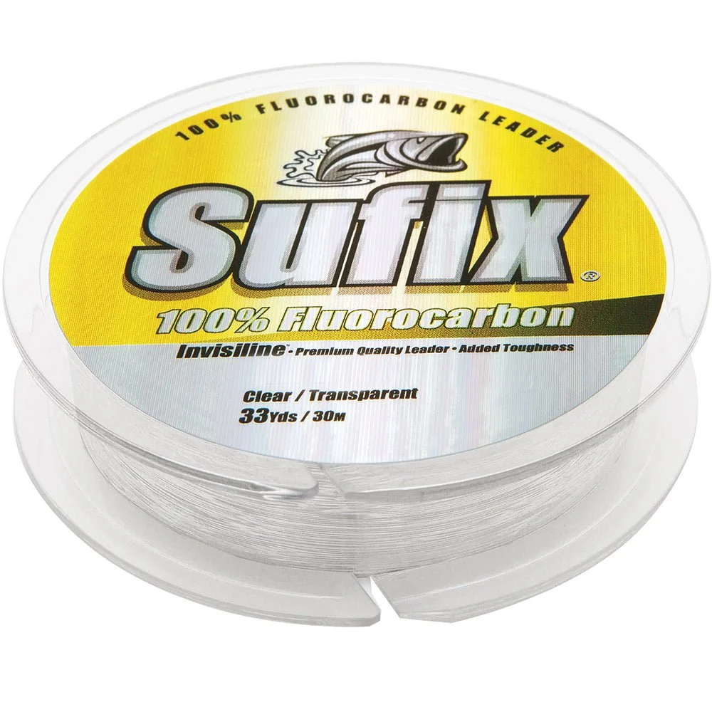 Sufix 100% Fluorocarbon Invisiline™ Leader - 60lb - 33yds – Marine Boat Replacement Part