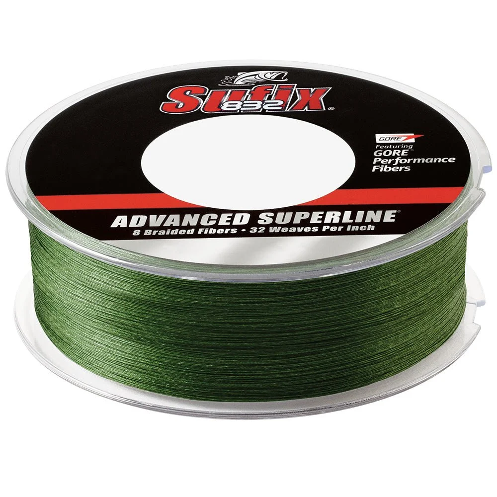 Sufix 832 Braid - 50lb - Low-Vis Green - 600 yds – Marine Boat Replacement Part