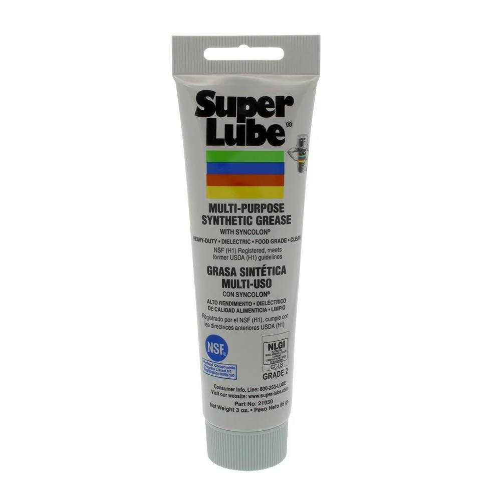 Super Lube Multi-Purpose Synthetic Grease w/Syncolon® - 3oz Tube – Marine Boat Replacement Part