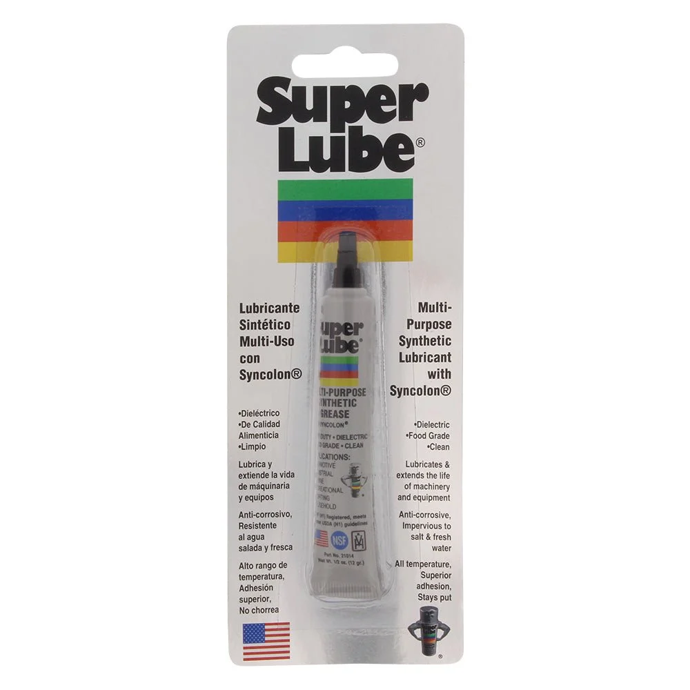 Super Lube Multi-Purpose Synthetic Grease w/Syncolon® - .5oz Tube – Marine Boat Replacement Part
