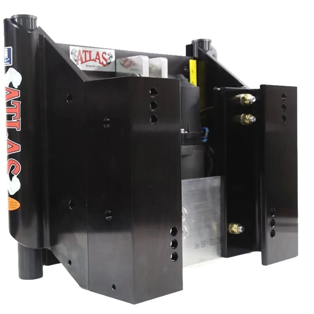 T-H Marine Supplies 400 hp Outboard T-H Marine ATLAS™ 8" Set Back Hydraulic Jack Plate - Heavy Duty Black