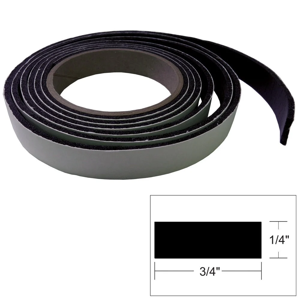 TACO Marine TACO Hatch Tape - 8'L x ¼"H x ¾"W - Black