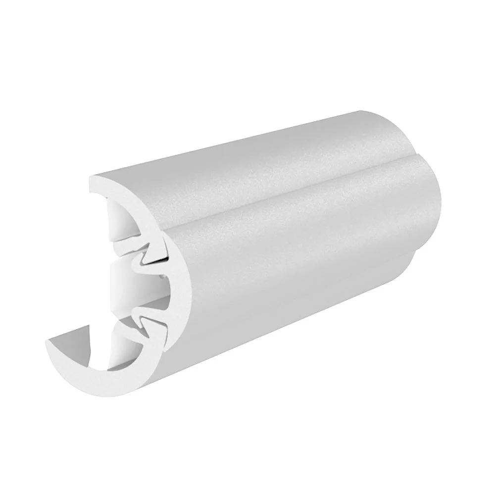 TACO Marine TACO SuproFlex Rub Rail Kit w/Flex Vinyl Overlay Insert - 1-5/8"H x 7/8"W x 60'L - White w/Whit
