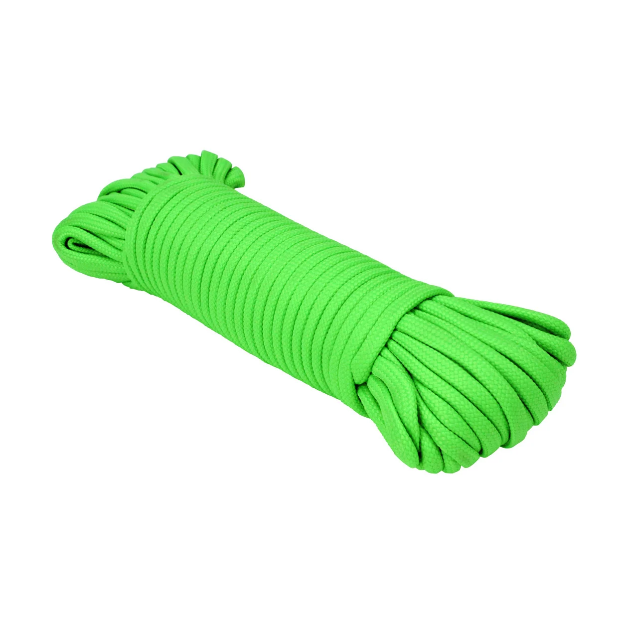 Extreme Max 3008.0505 Neon Green Type III 550 Paracord Commercial Grade - 5/32" x 100' - 3008.0505