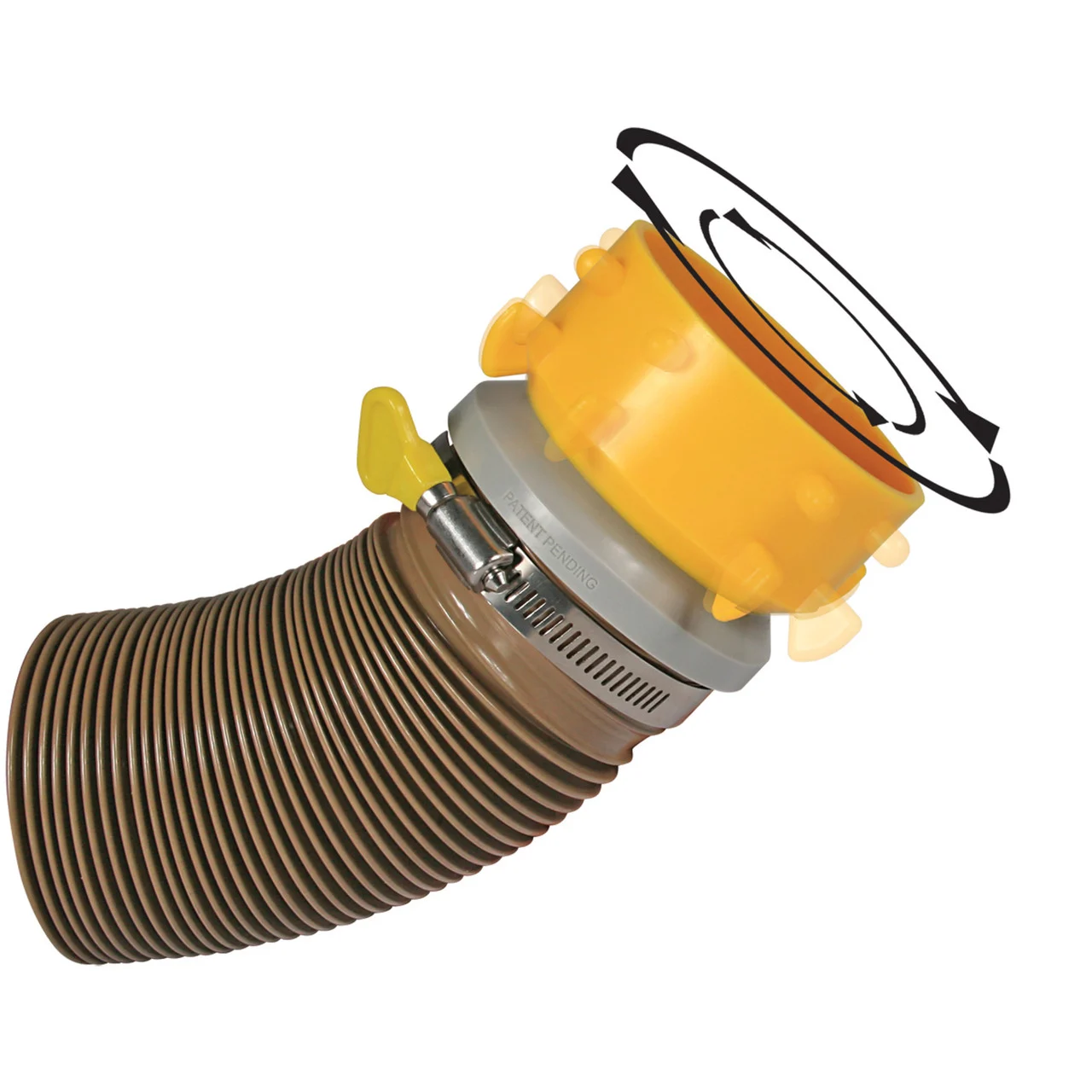Camco 39491 Revolution Lug Fitting With Twist-It Clamp - 39491