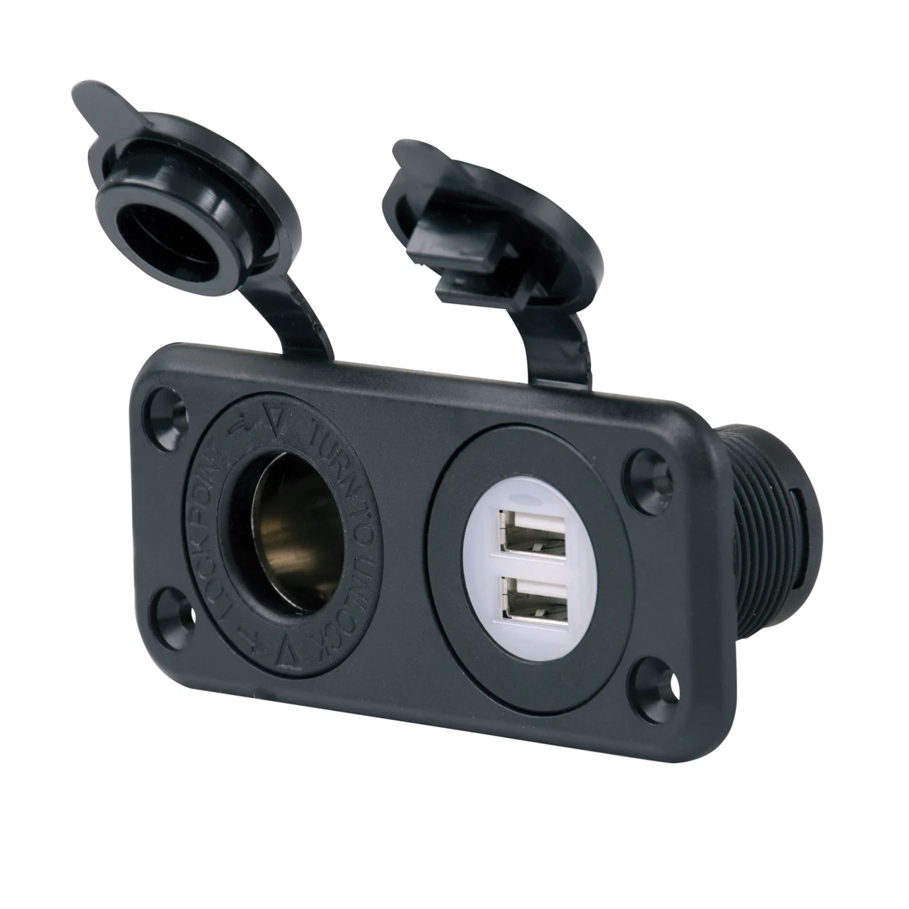 ParkPower 12VCOMBO 12V Combo USB Port and 12V Socket - 12VCOMBORV