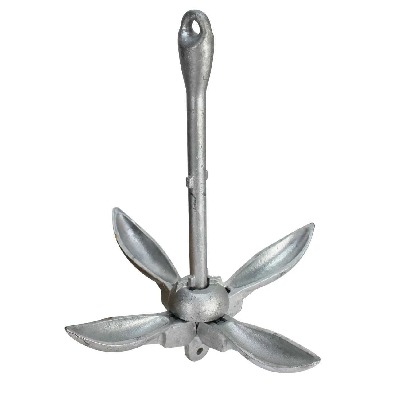 Extreme Max 3006.6669 BoatTector Galvanized Folding/Grapnel Anchor - 13 lbs. - 3006.6669