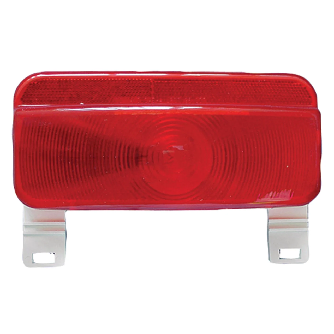Fasteners Unlimited 003-81L Command Electronics Surface Mount 12 Volt Taillight - White Base And License Bracket, Packaged - 003-81L