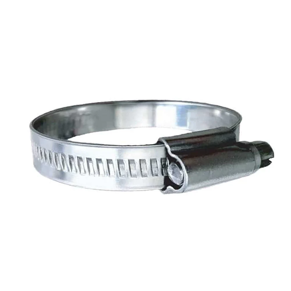 Trident Marine 316 SS Non-Perforated Worm Gear Hose Clamp - 15/32" Band - (7/8" – 1-1/4") Clamping Range - 10-