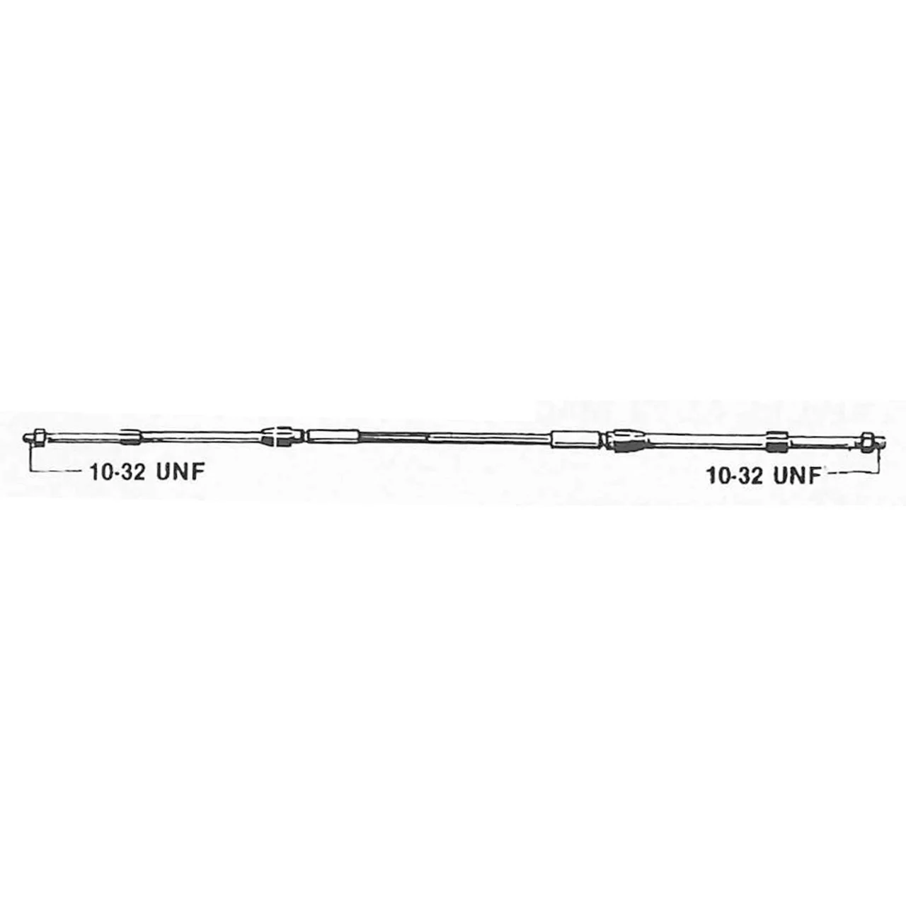 Uflex MACHZEROX10 MachZero Universal Engine Control Cables - 10' - MACHZEROX10