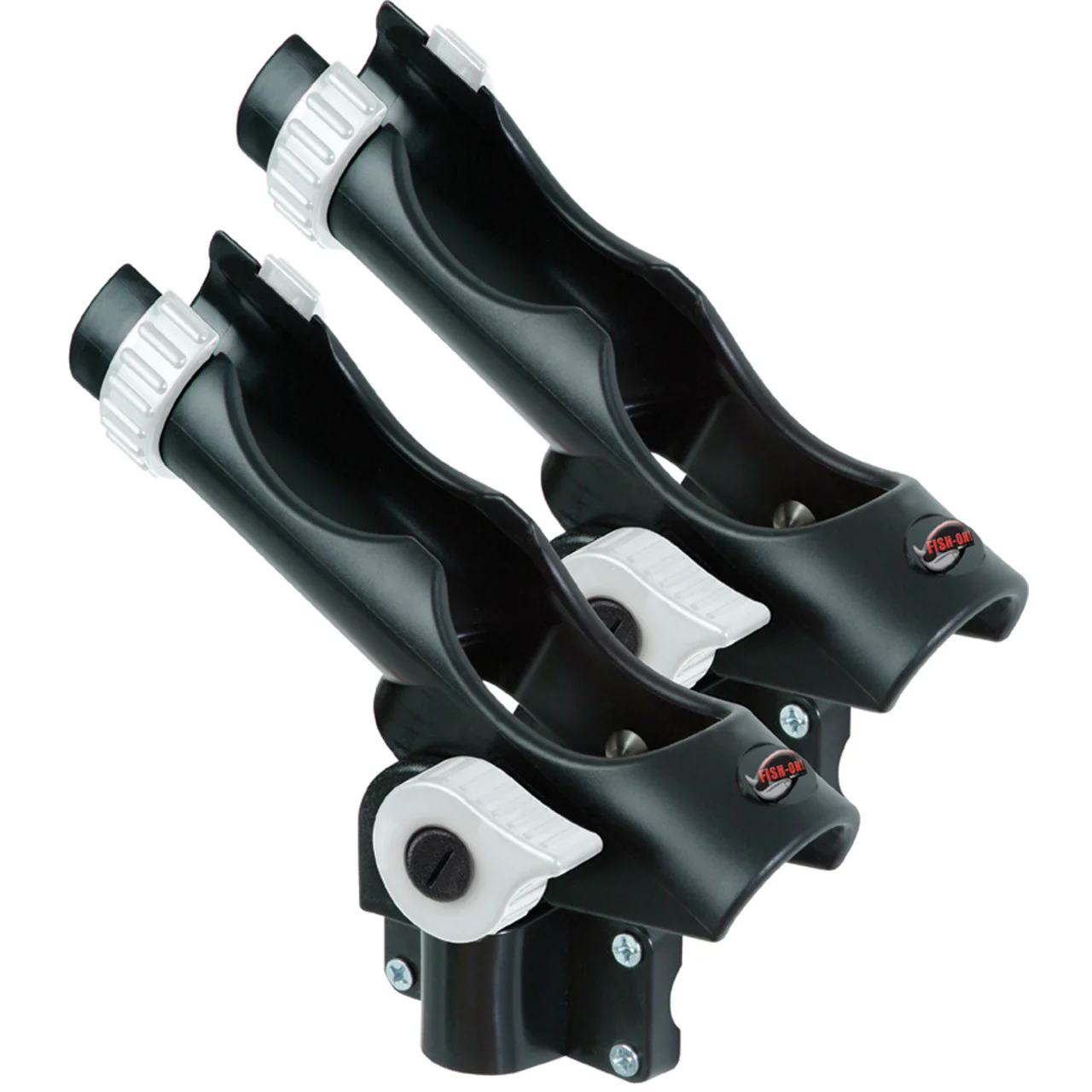 Tempress 72027 Fish-On! Rod Holder with Side Mount - Black, Double Pack - 72027