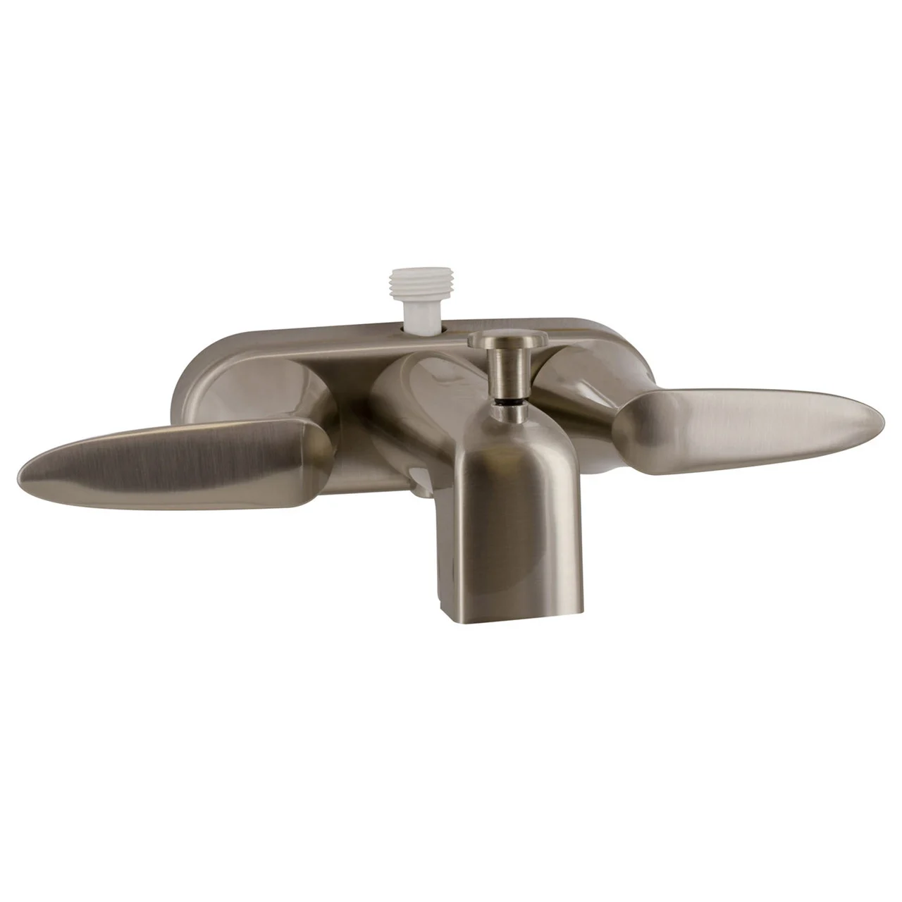 PF223403 Faucet 4" Tub W/Shower D-Spud Brushed Nickel 2-Lever Handle - PF223403