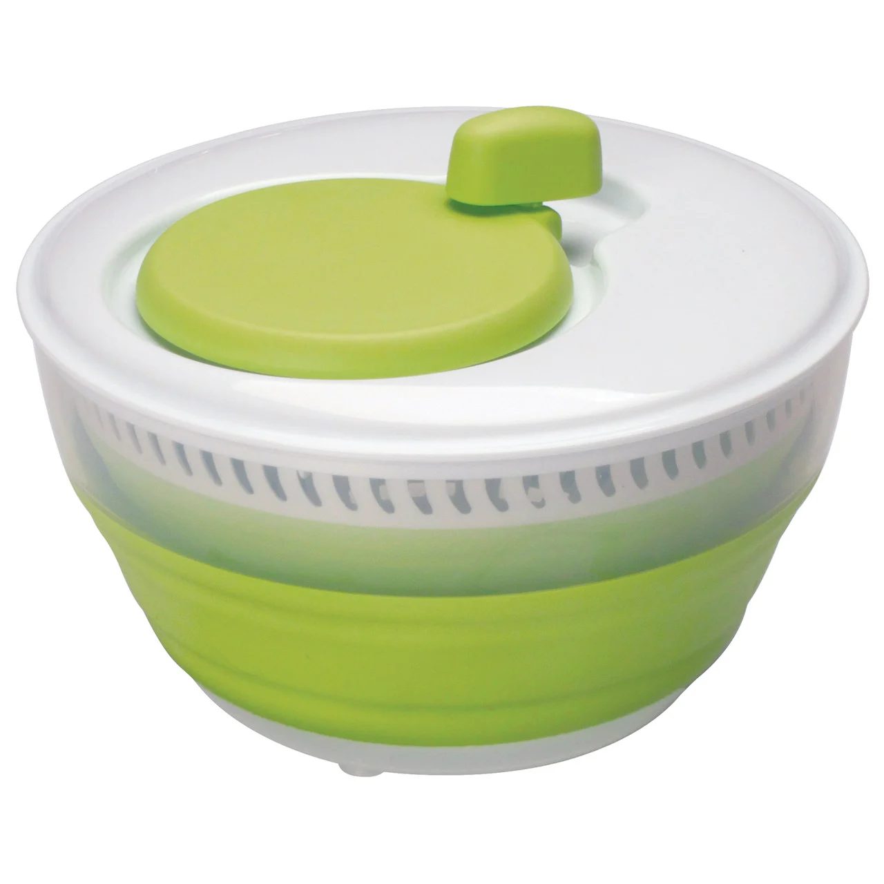 Prepworks CSS-2 Collapsible Salad Spinner - 3 Quart, Green - CSS-2