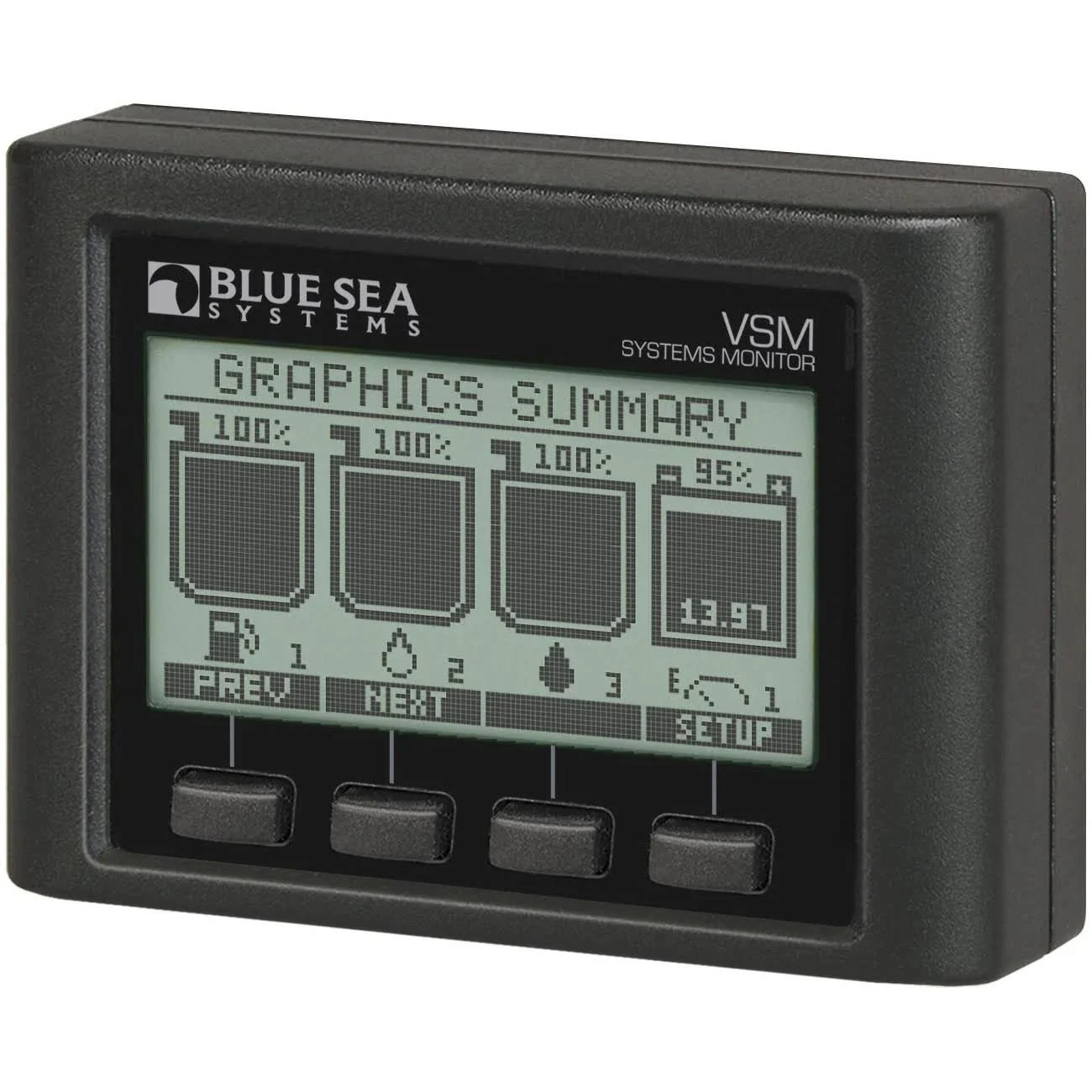 Blue Sea 1801 - Vessel Syst. Monitor VSM 422, Clamshell