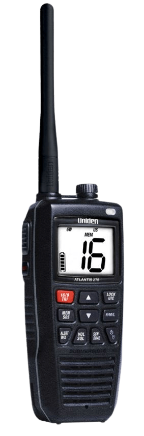 Uniden Ameri VHF-Hh Atlantis 275 6 Watt – Marine Boat Replacement Part