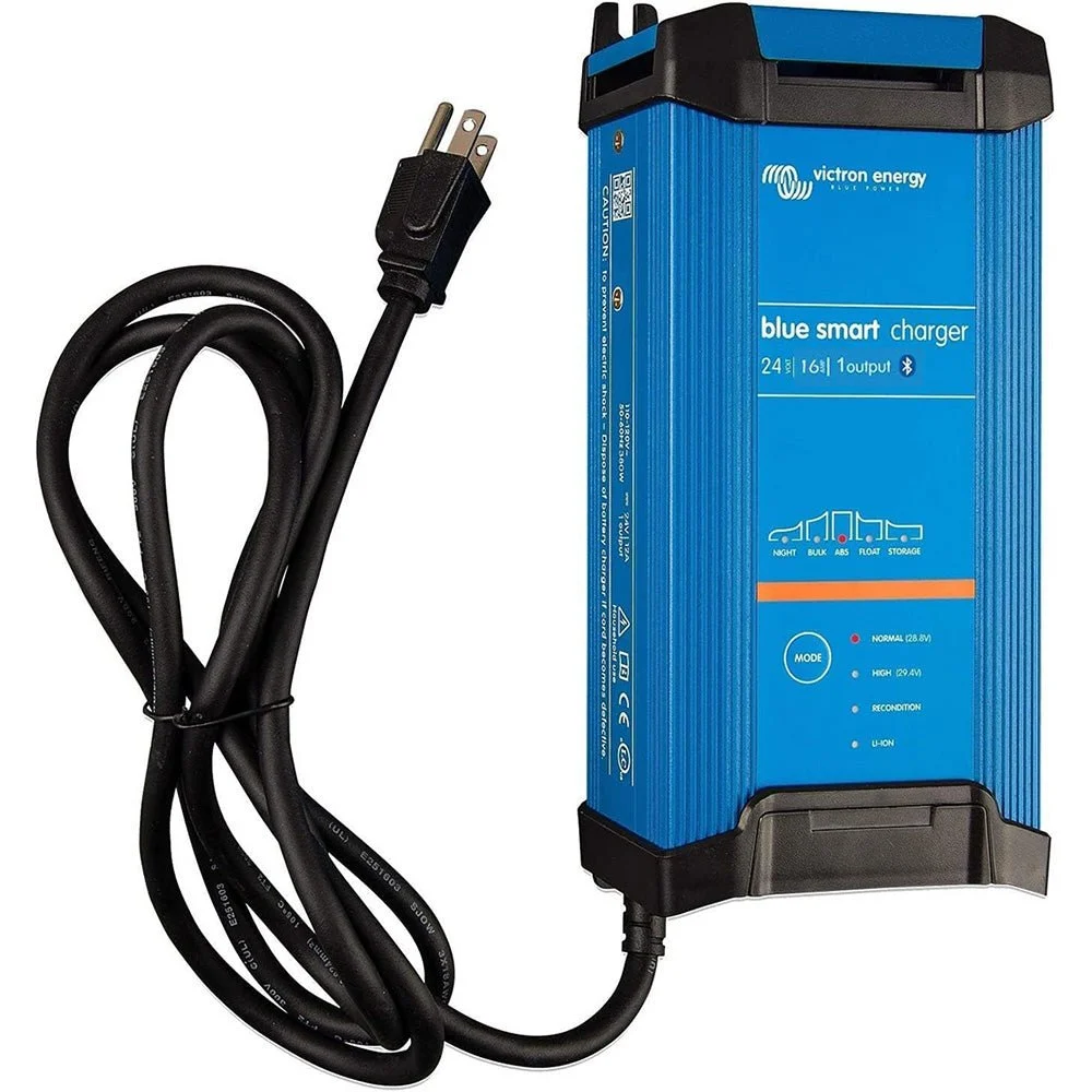Victron Energy Blue Smart IP22 24VDC 16A 1 Bank 120V Charger - Dry Mount – Marine Electrical Replacement Part
