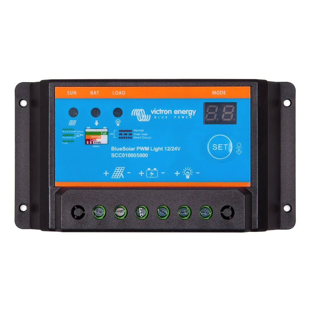 Victron Energy BlueSolar PWM-Light Charge Controller - 12/24V - 20AMP – Marine Boat Replacement Part