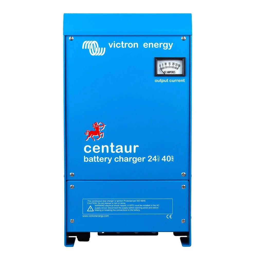 Victron Energy Centaur Charger - 24 VDC - 40AMP - 3-Bank - 120-240 VAC – Marine Electrical Replacement Part