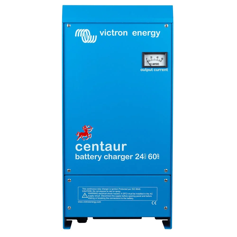 Victron Energy Centaur Charger - 24 VDC - 60AMP - 3-Bank - 120-240 VAC – Marine Electrical Replacement Part
