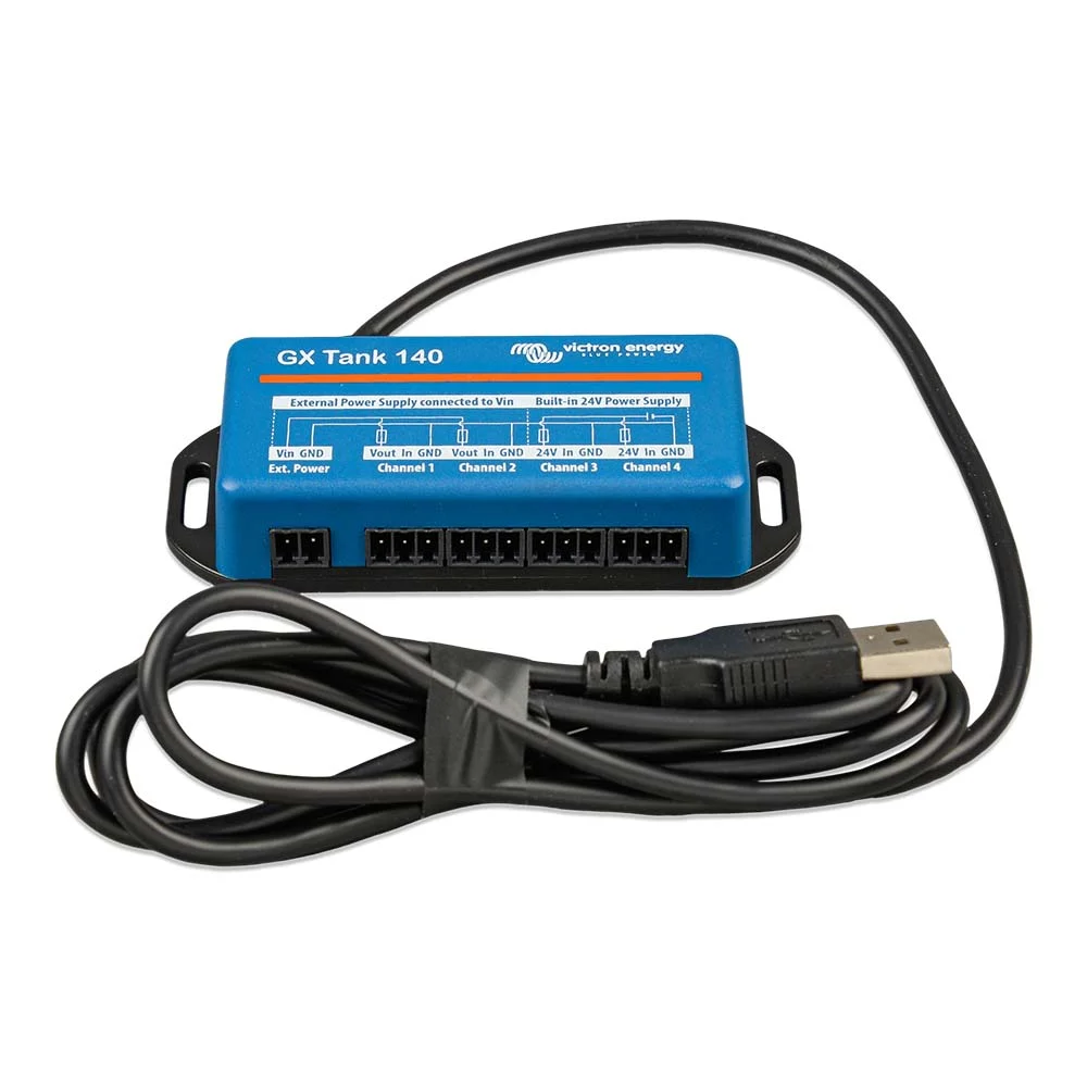 Victron Energy GX Tank 140 Tank Monitoring f/4-20 MA, 1-10VDC Sensors - Monitors Up to 4 Sensors *Sensor Not I – Marine Boat Replacement Part