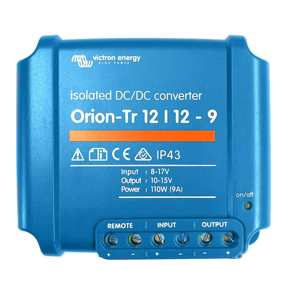 Victron Energy Orion-TR DC-DC Converter - 12 VDC to 12 VDC - 9AMP Isolated – Marine Electrical Replacement Part