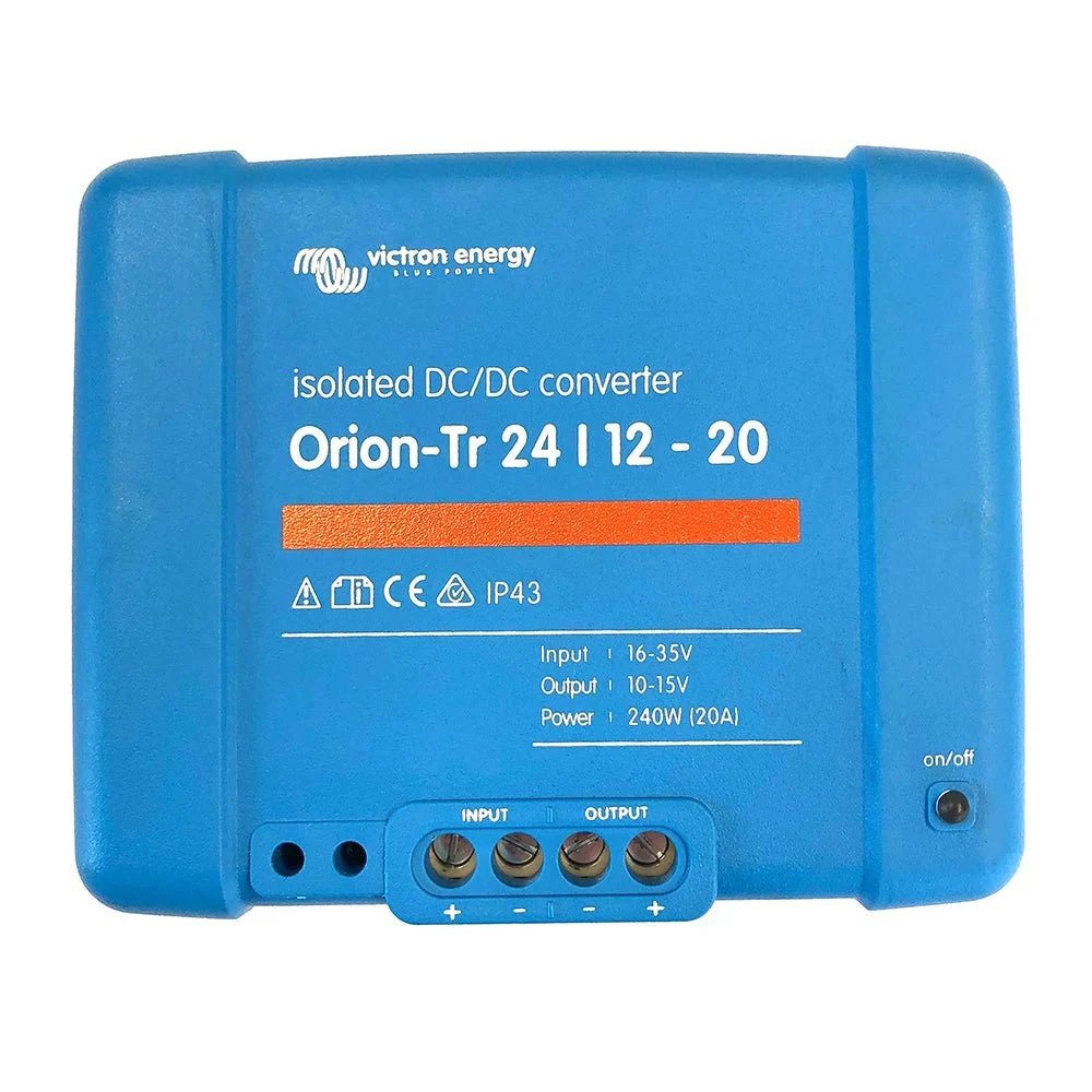 Victron Energy Orion-TR DC-DC Converter - 24 VDC to 12 VDC - 20AMP Isolated – Marine Electrical Replacement Part