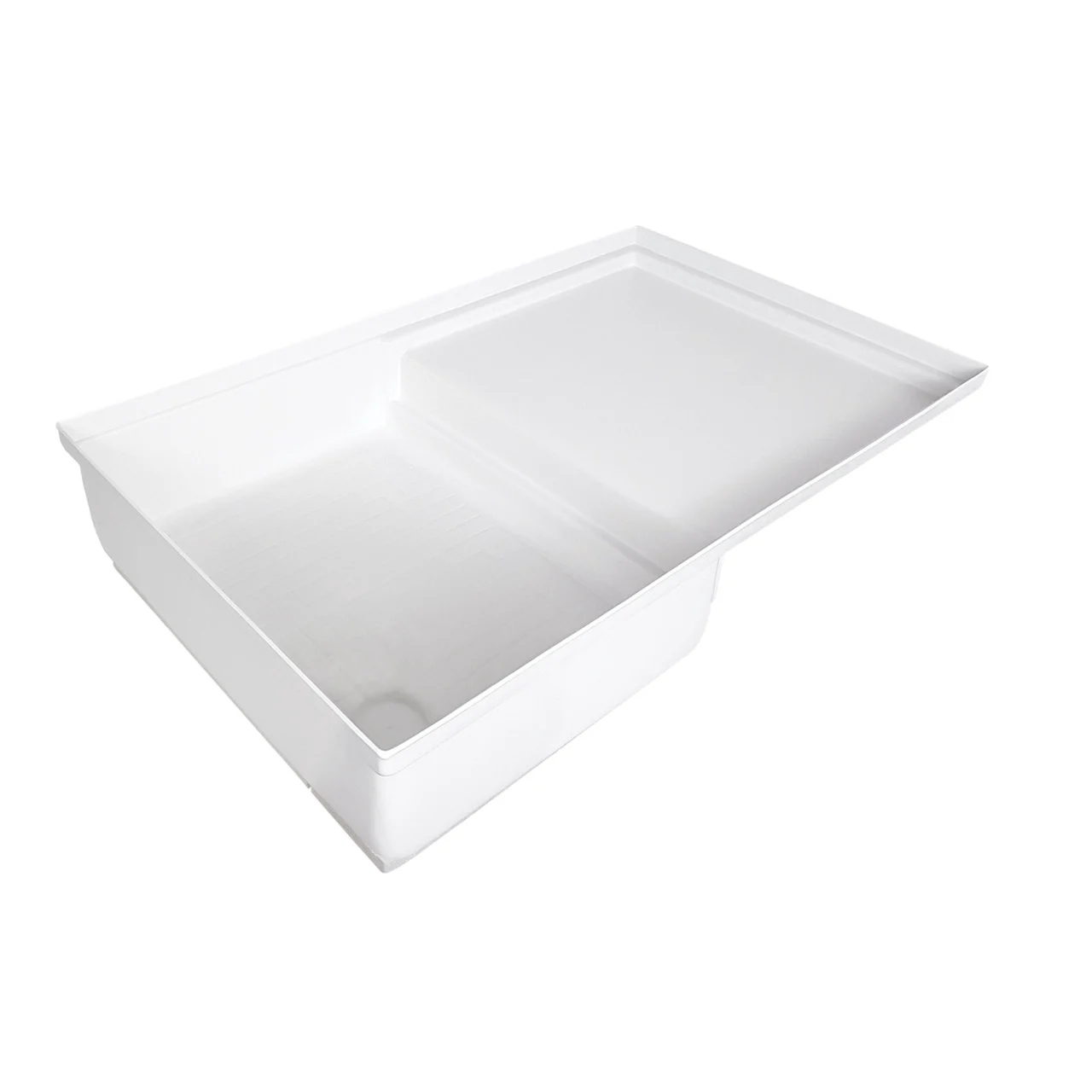 Icon 12893 Combo Shower Pan SP400 - Polar White - 12893